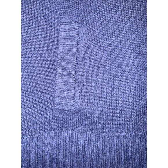 JCREW Women's 100% Cashmere Navy 3/4 Sleeve Sweater - Medium - Picture 5 of 9